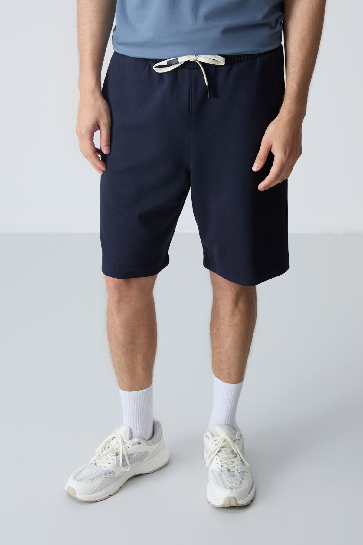 <tc>Short Basique Homme en Coton Épais à Texture Douce, Coupe Standard - 81275</tc>