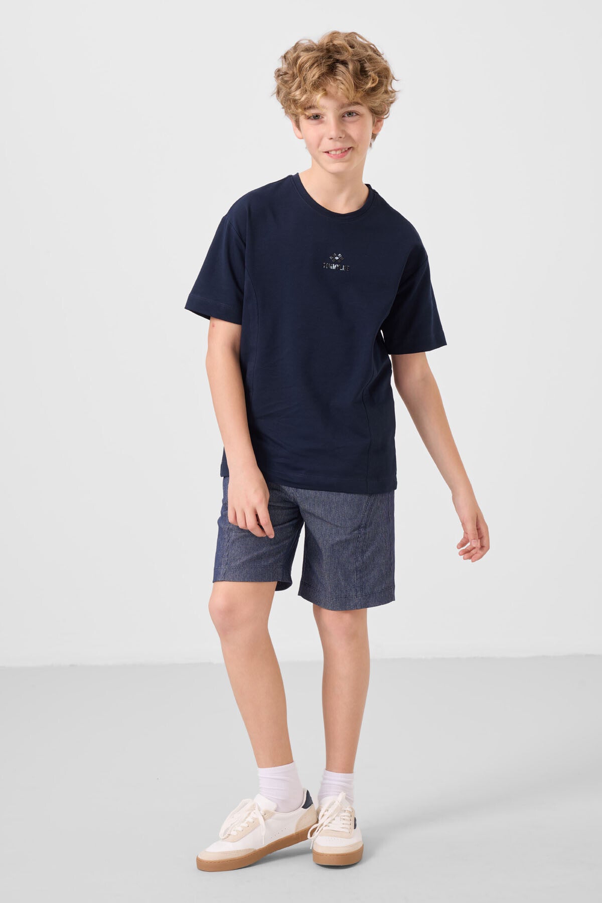 Ensemble Garçon Oversize 2 Pièces – T-shirt & Short - 11276