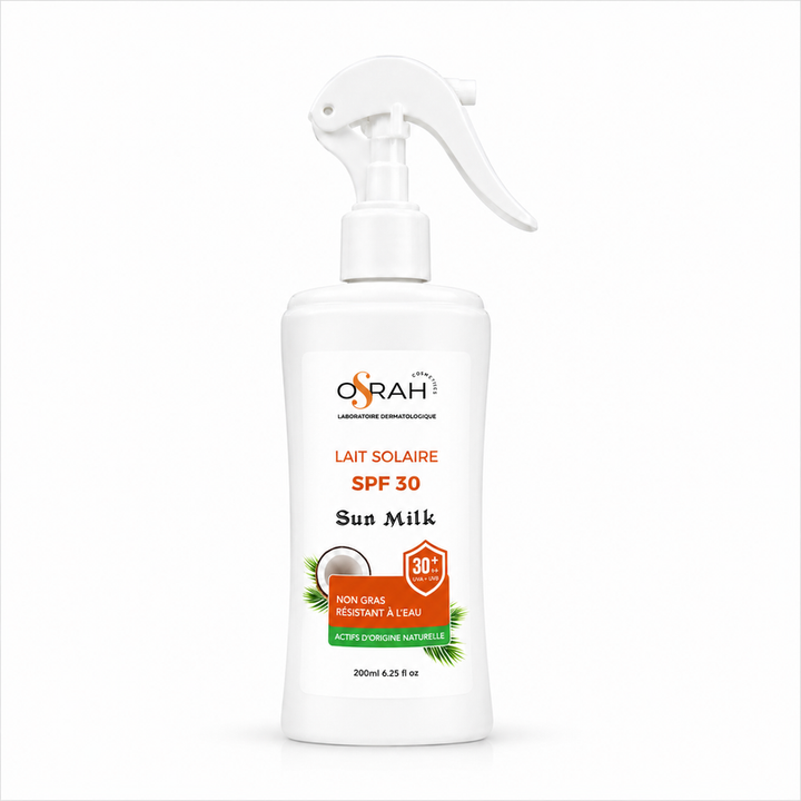 Lait Solaire SPF 30 – Protection UVA/UVB