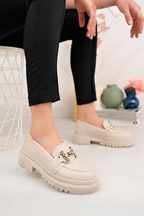 <tc>Chaussures oxford pour femme à bout rond, style masculin, sans lacets, avec semelle compensée haute</tc>