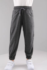 <tc>Pantalon de jogging fille à coupe décontractée, avec taille élastiquée et poches</tc>