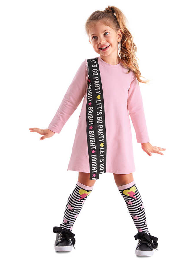 <tc>Robe pour fille avec chaussettes montantes Let's Go</tc>