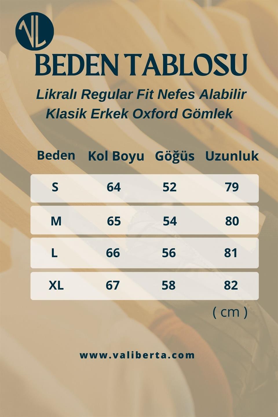 likrali regular fit nefes alabilir klasik erkek oxford gömlek - Justyol