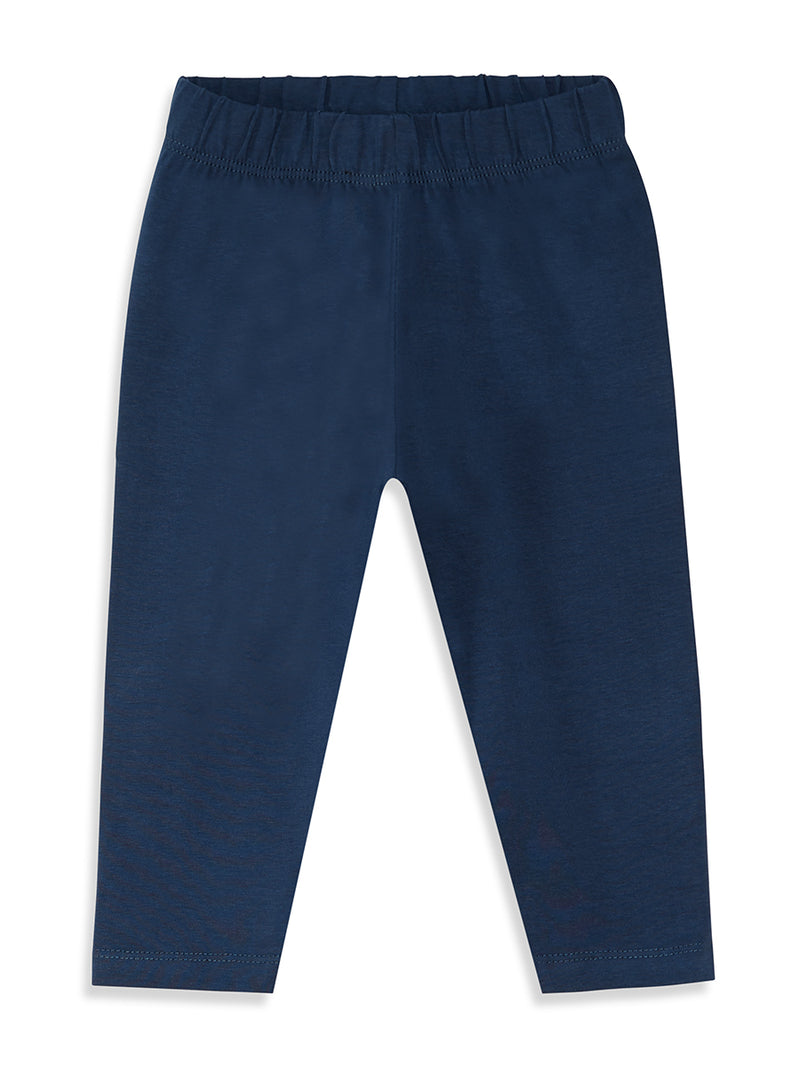 Ensemble Fille 2 Pièces Tunique à Pois & Legging avec Motif Fille Animé