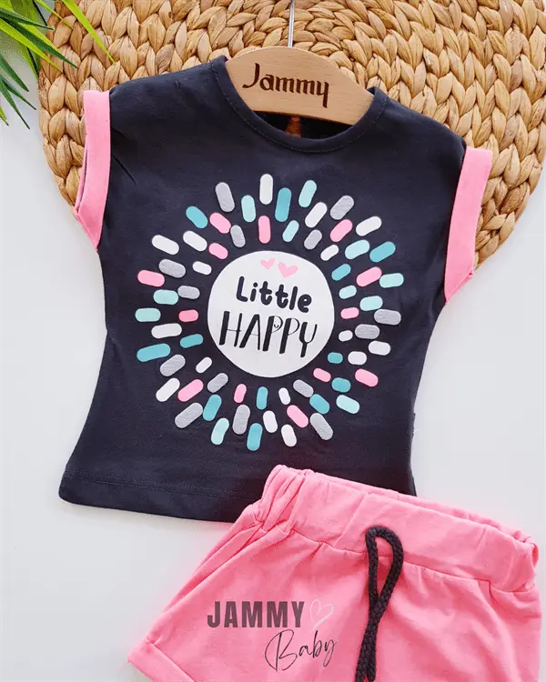 Little Happy 2 - Piece Set With Shorts - Justyol