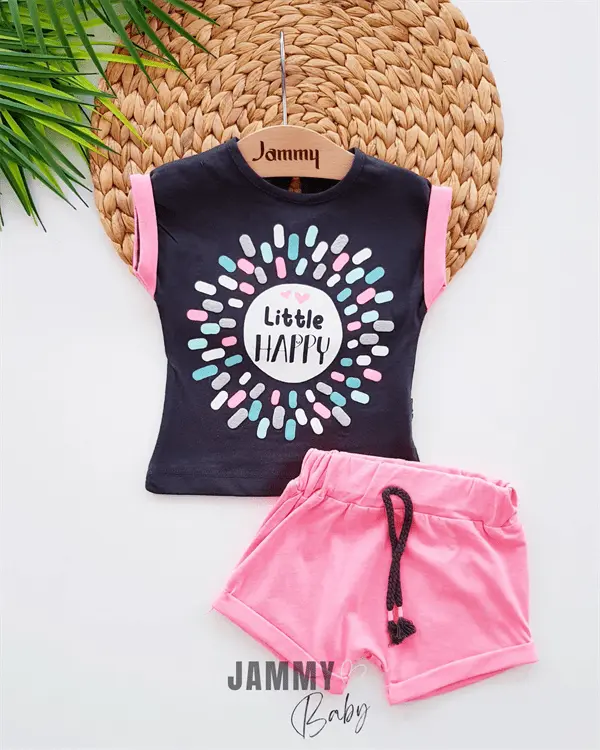 Little Happy 2 - Piece Set With Shorts - Justyol