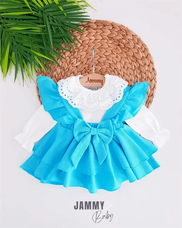 luana waffle gilet dress set - salmon - Justyol