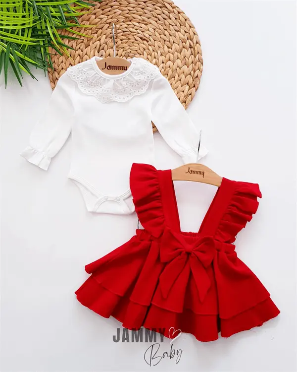 luana waffle gilet dress set - salmon - Justyol