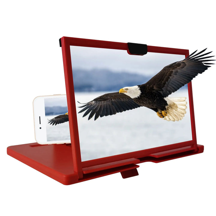 Loupe d’Écran 3D Pliable pour Smartphone – Support Vidéo Portable