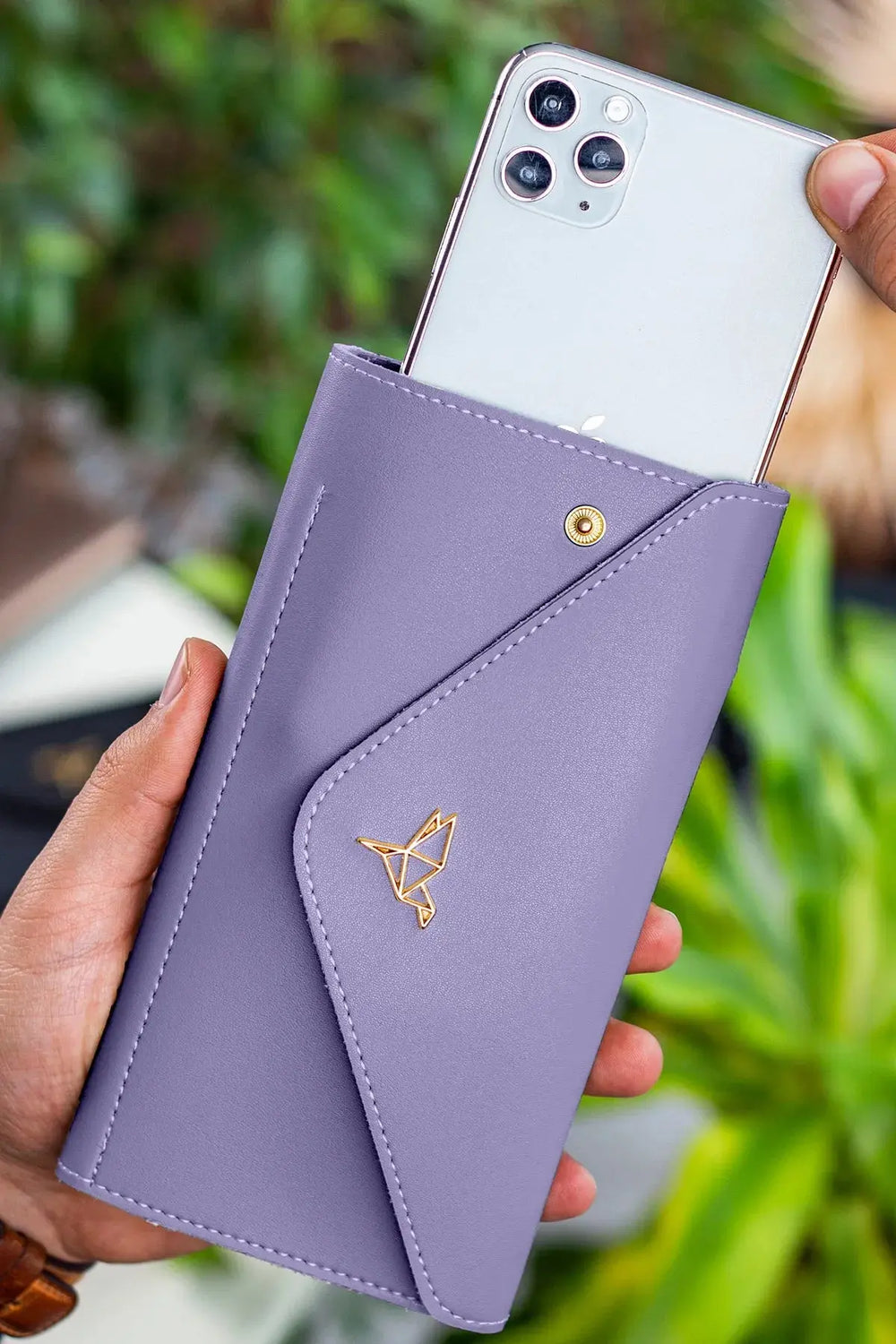 Enveloppe Téléphone et Boîtes de Pièces - Cuir Synthétique, Design Élégant et Pratique