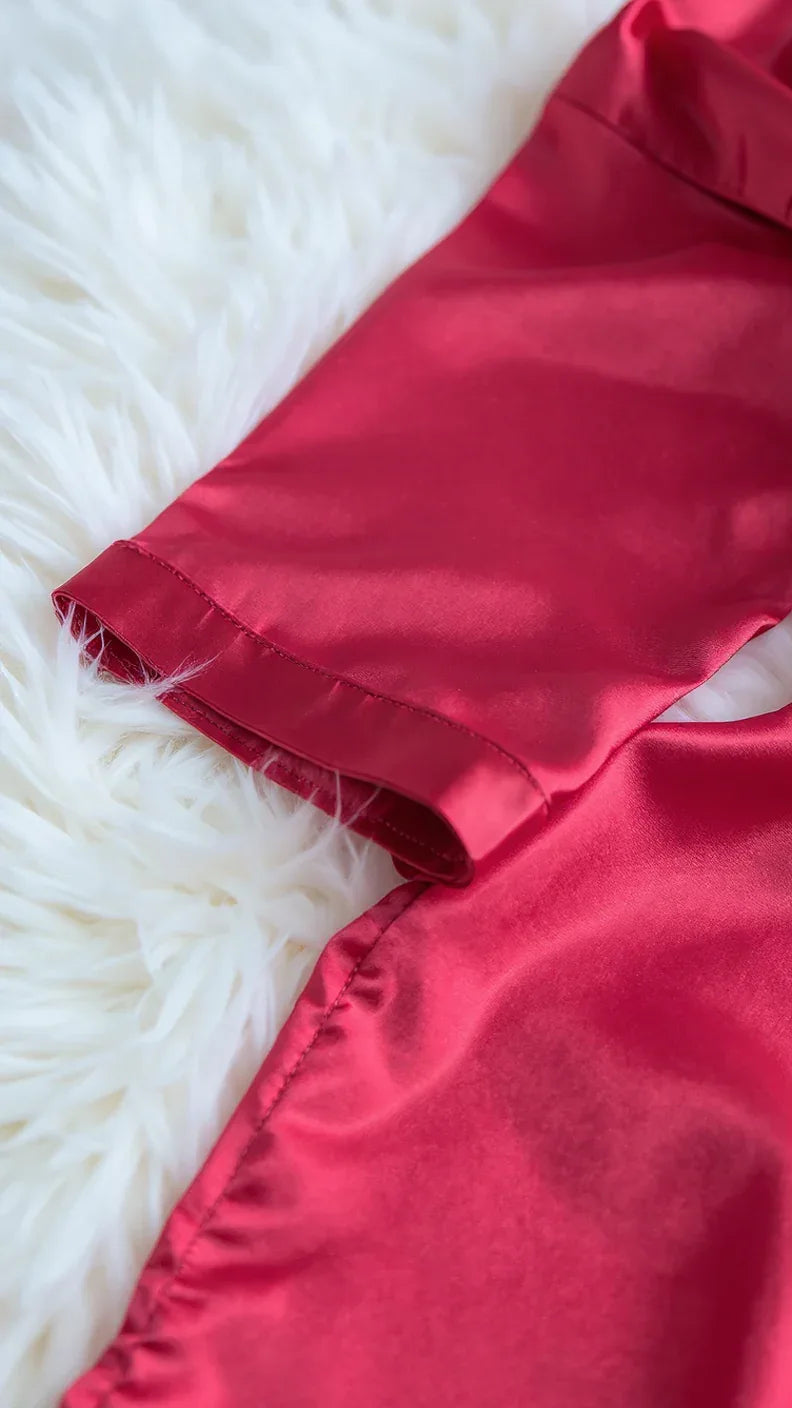 Kimono en satin luxe