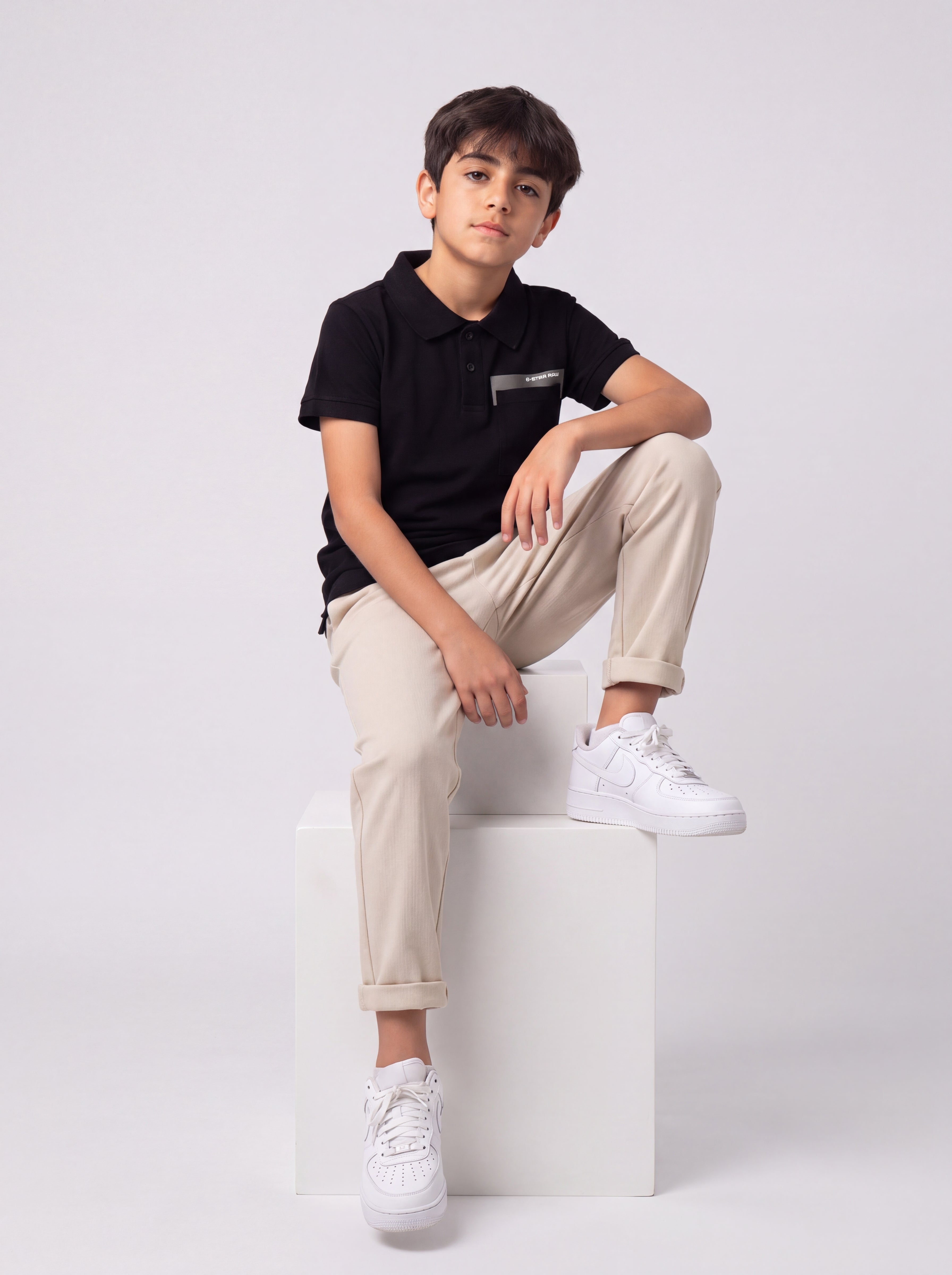 Ensemble Garçon 2 Pièces Polo Manches Courtes et Pantalon Jogger