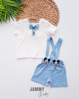 mickey camisole shorts salopette & body set