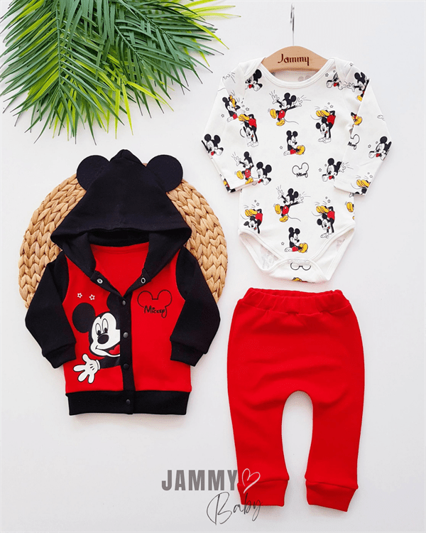 mickey mouse cardigan suit - Justyol