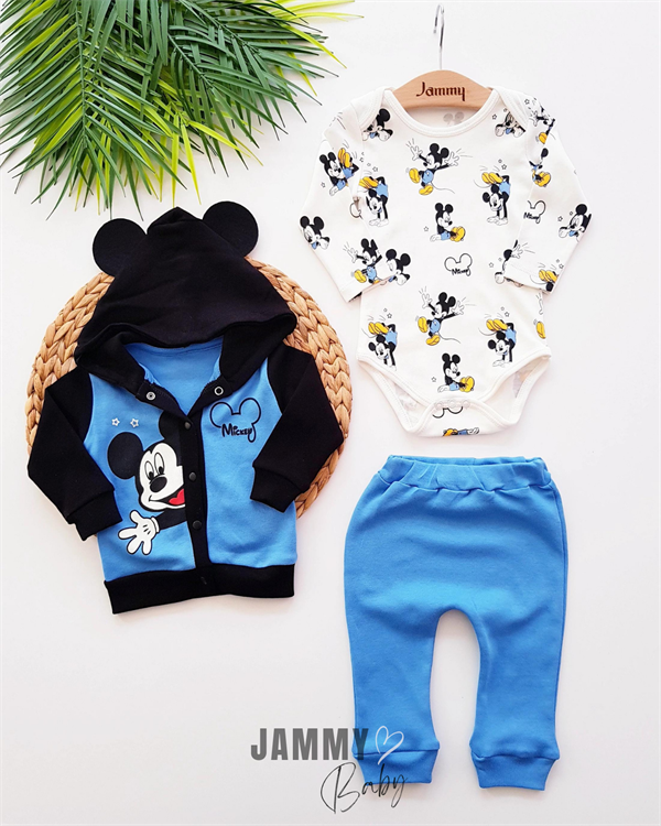 mickey mouse cardigan suit