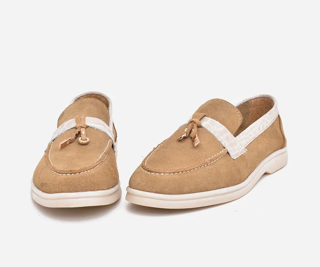 Mocassin en daim – op271