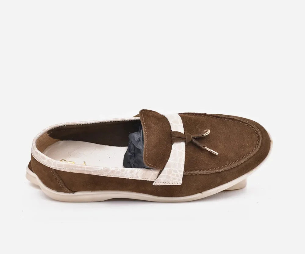 Mocassin en daim – op271