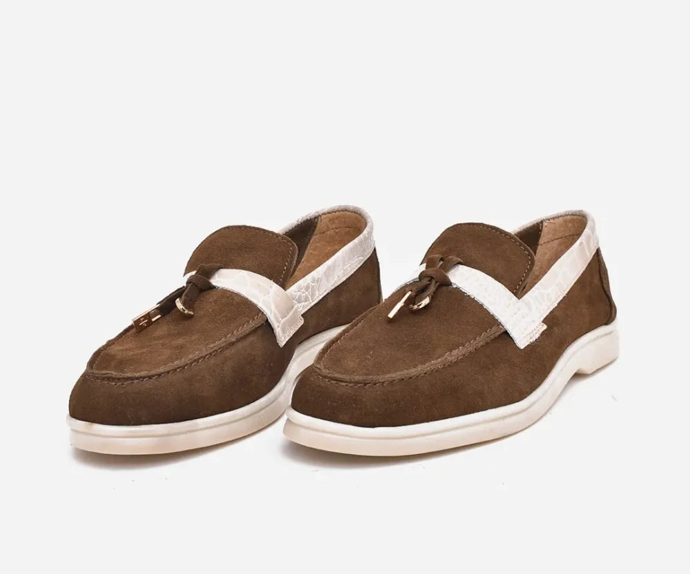 Mocassin en daim – op271
