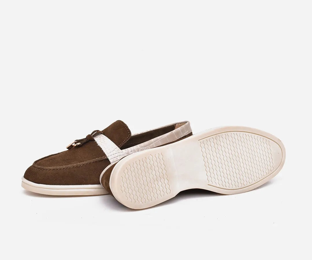 Mocassin en daim – op271