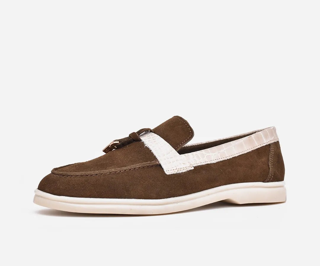 Mocassin en daim – op271