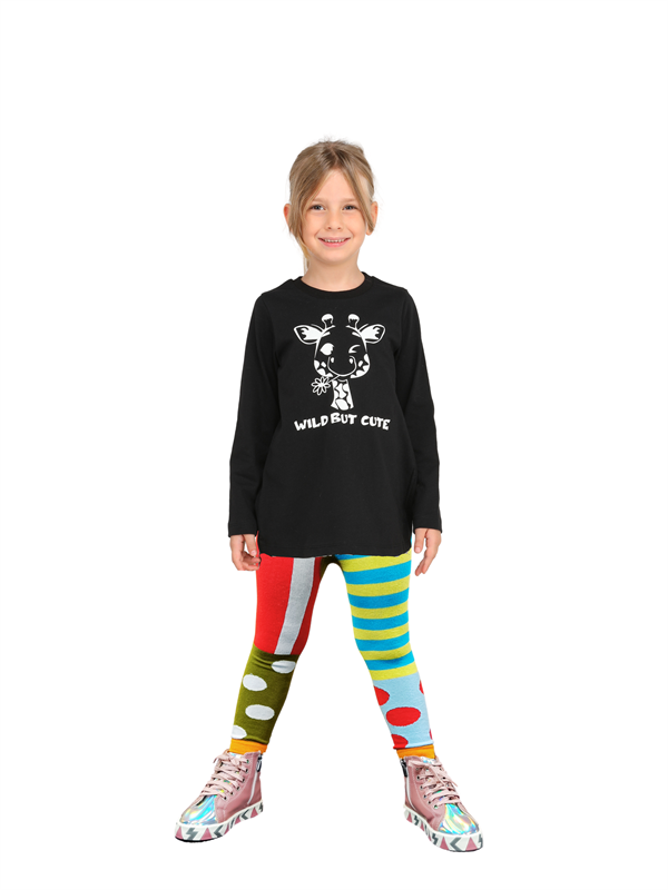 <tc>Tayt fille clown multicolore.</tc>