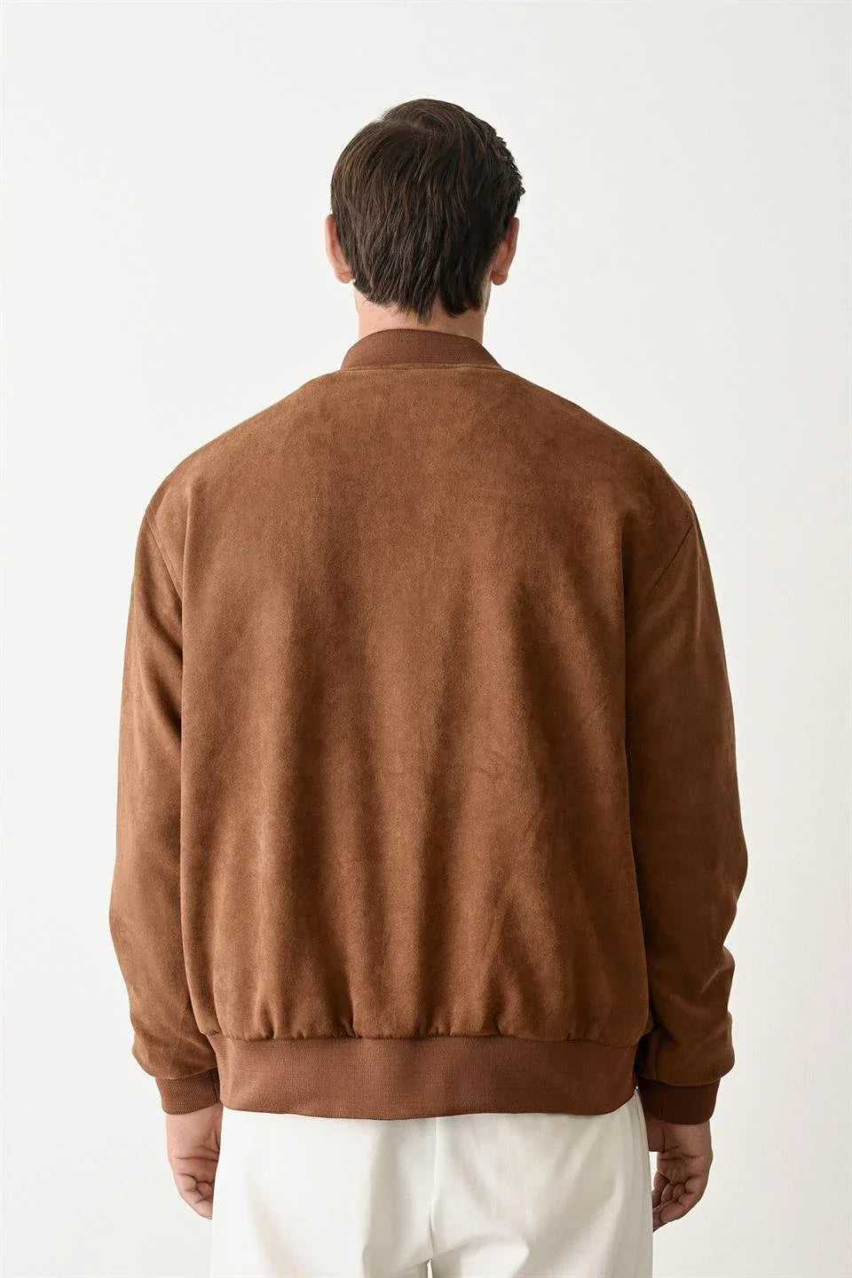 Veste / Manteau pour Homme en Nubuck avec Doublure Intérieure, Poches Double et Fermeture Éclair - Justyol