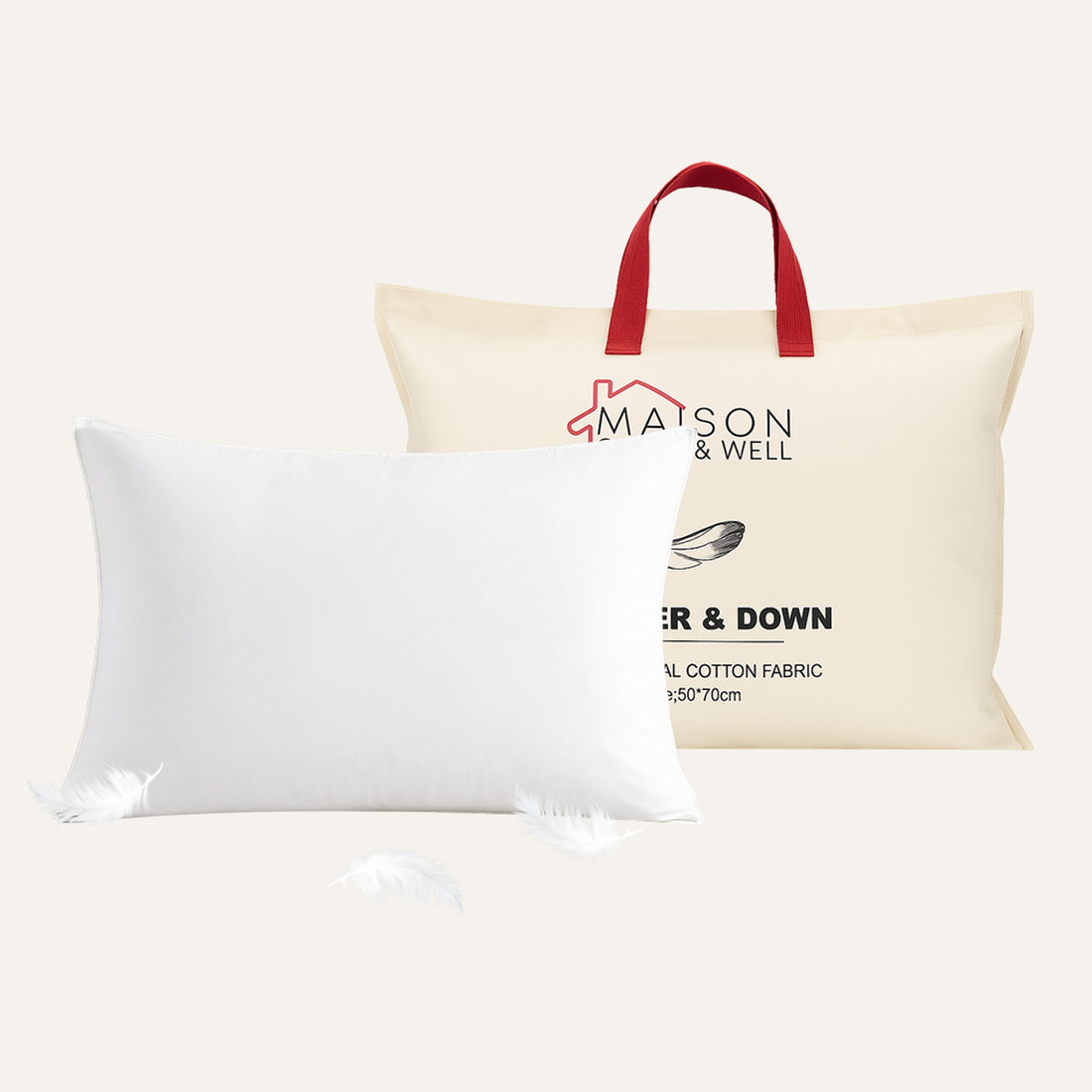 Oreiller premium - Duvet de canard Maison good and well