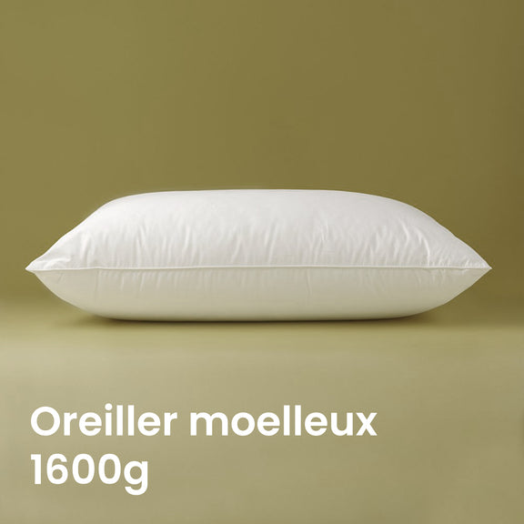 Oreiller Haut – Enveloppe 100% Coton