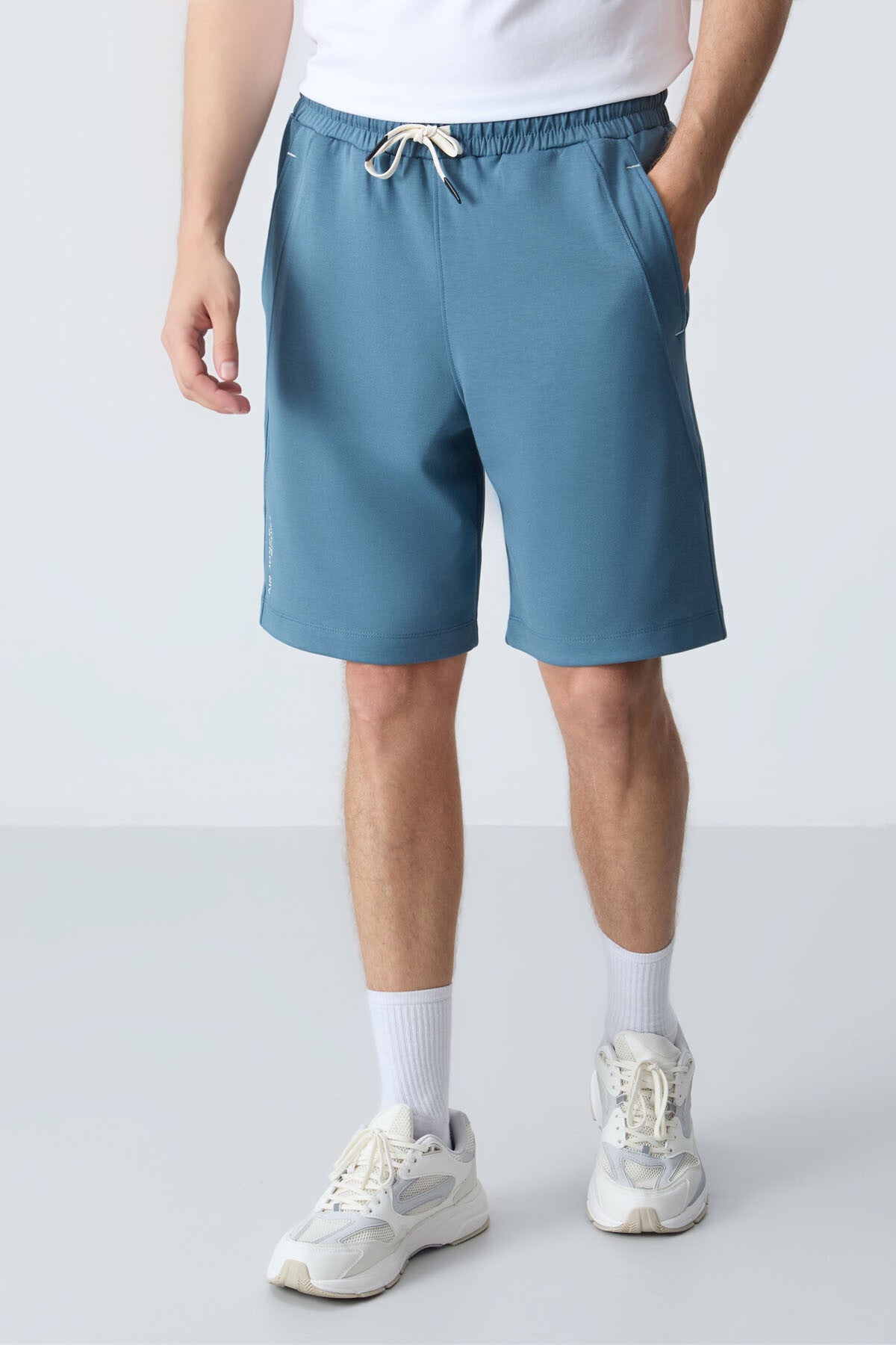 <tc>Short Basique Homme en Coton Épais à Texture Douce, Coupe Standard - 81278</tc>