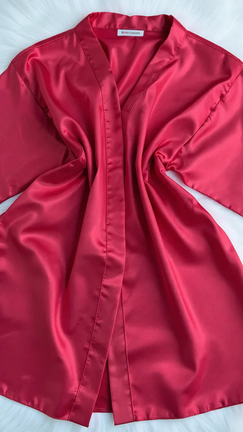 Kimono en satin luxe