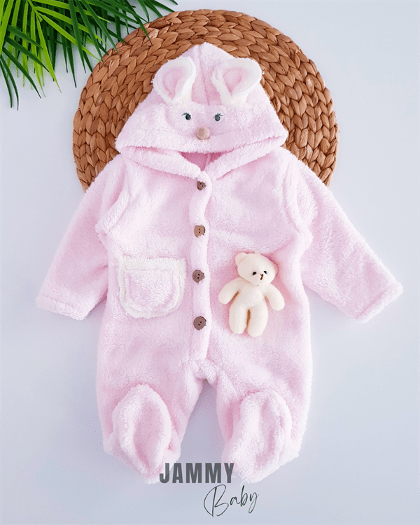 Combinaison Bébé Peluche avec Ourson Jouet