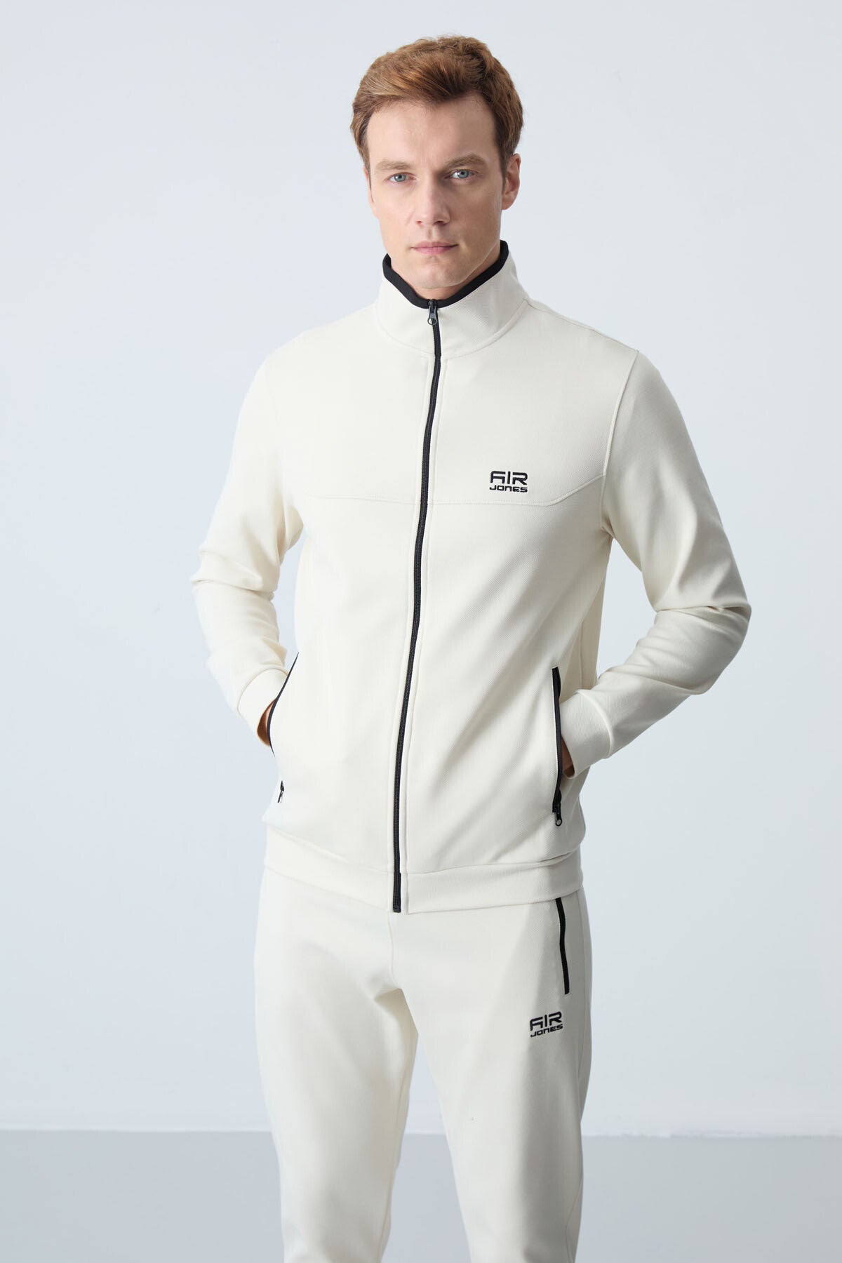 hugo gri melanj - siyah jogger erkek eşofman takim - 85198 - Justyol