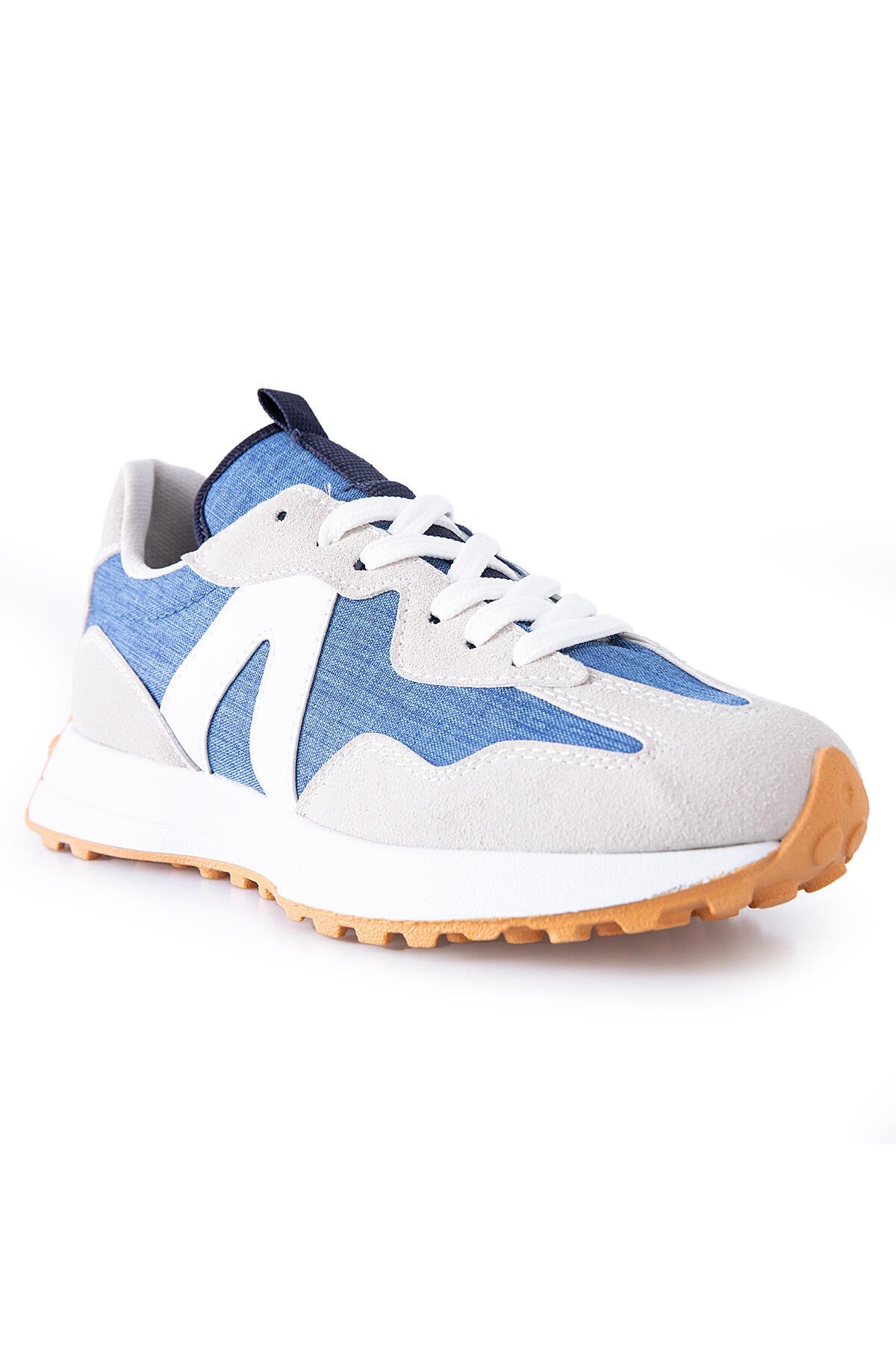 mantar topuk detayli bağcikli erkek spor ayakkabi - 89095 - Justyol