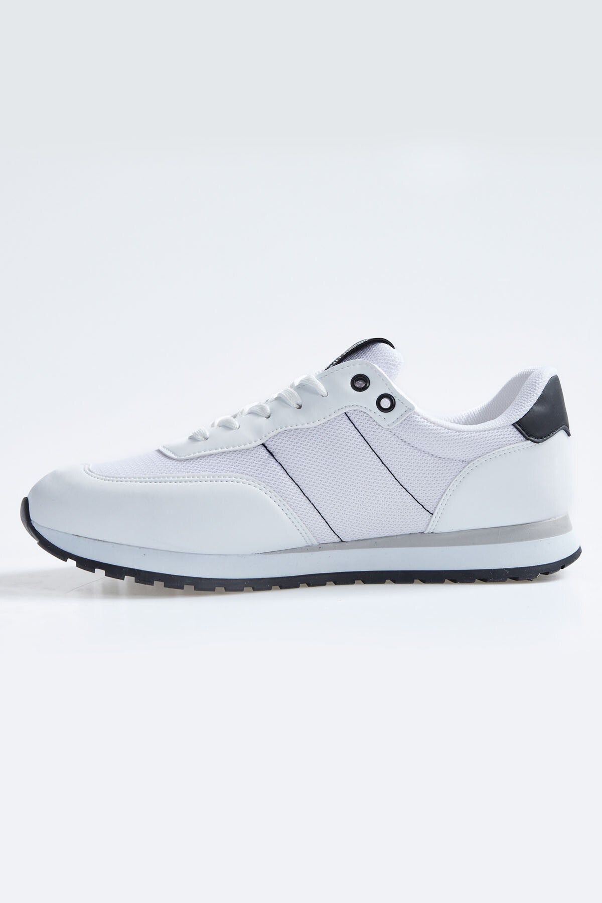 bağcikli file detayli süet erkek spor ayakkabi - 89116 - Justyol
