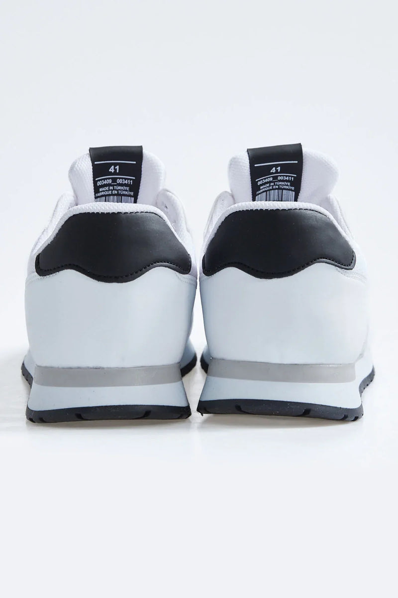 Baskets Homme en Suédine avec Empiècements Respirants – Chaussures Sportives à Lacets Confortables