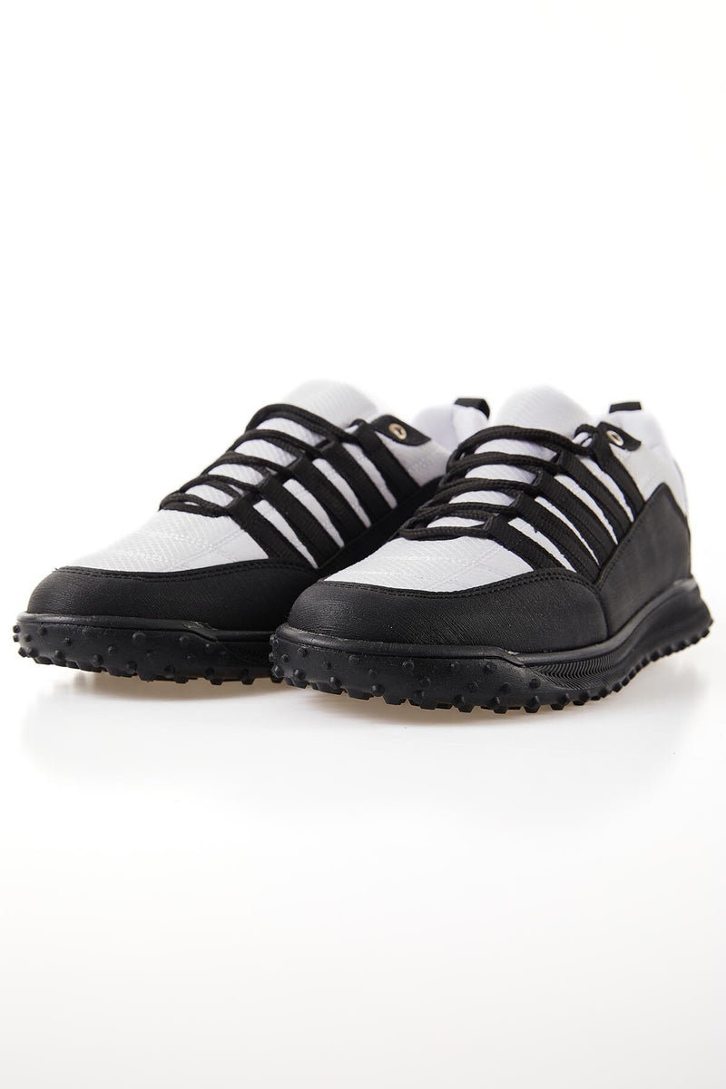 Baskets Sportives à Lacets pour Homme - Détails en Cuir Synthétique et Filet