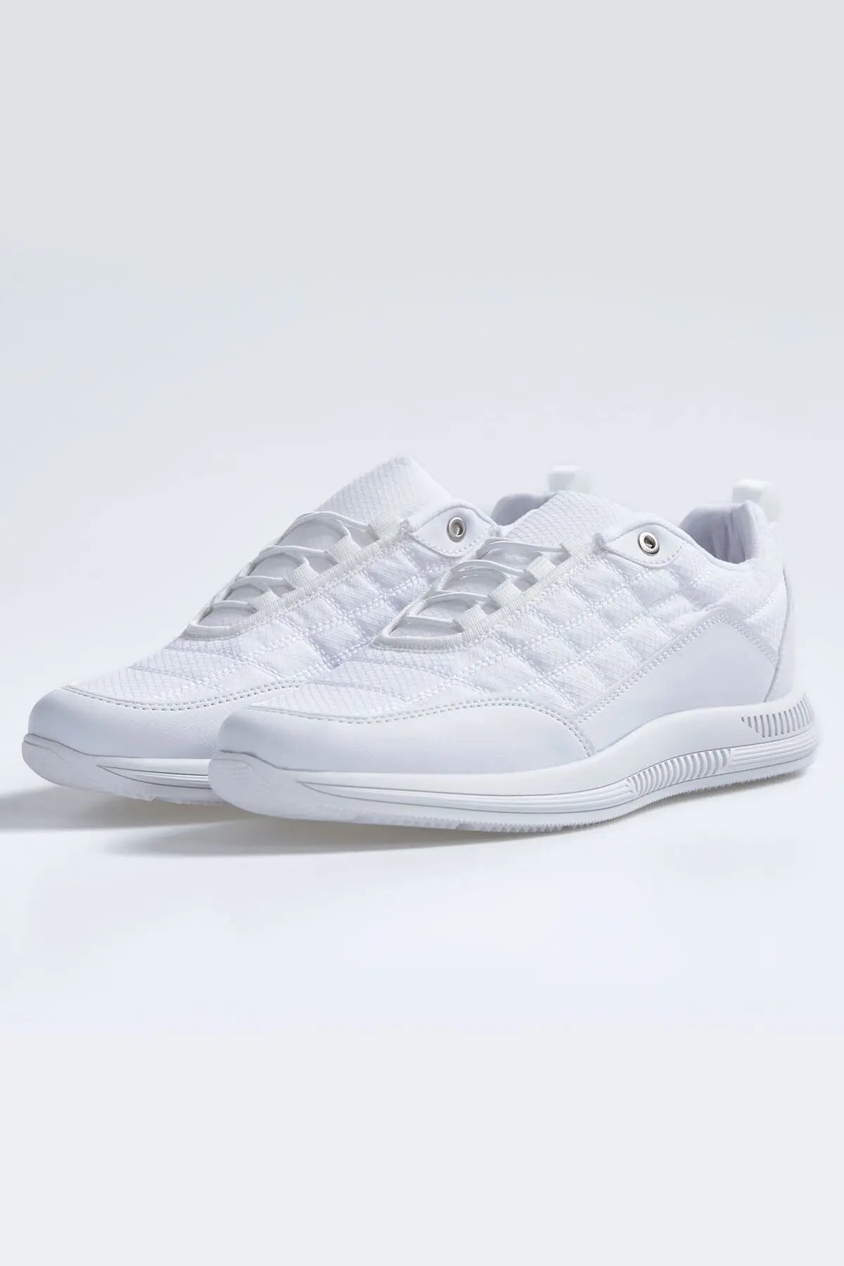 bağcikli kapitone suni deri detayli erkek spor ayakkabi - 89096 - Justyol