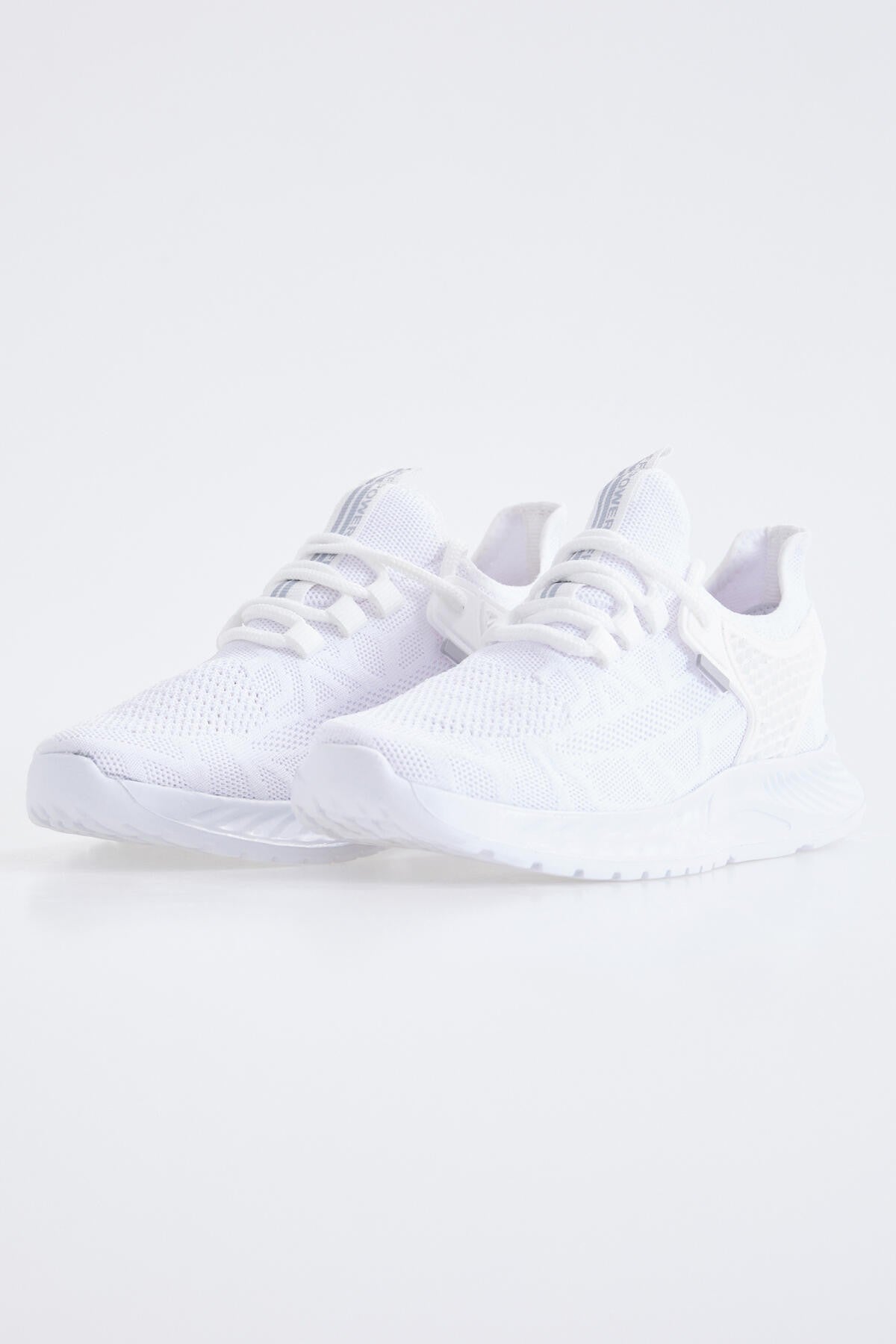 bağcikli yazi detayli yüksek taban erkek spor ayakkabi - 89100 - Justyol