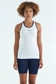 sirt detayli baskili standart kalip kadin atlet - 97269 - Justyol