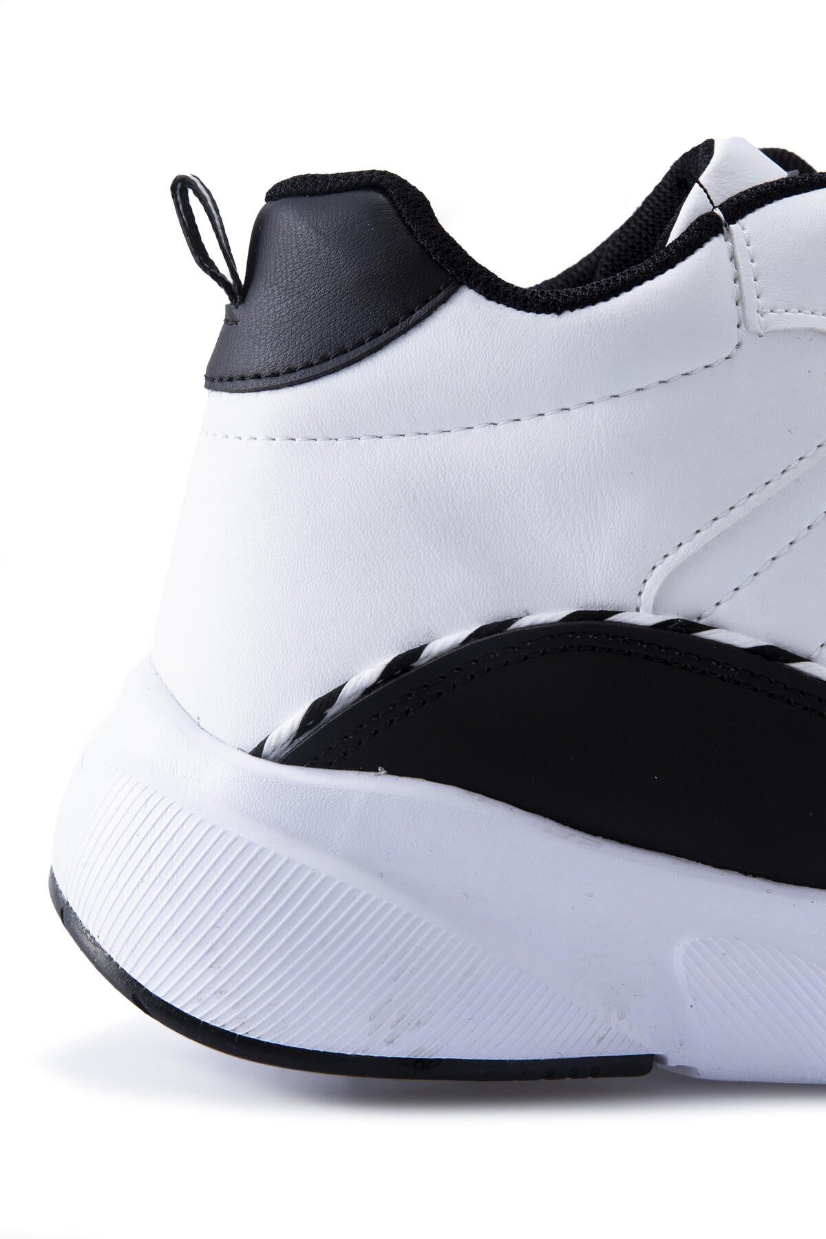 yüksek bilekli şeritli yüksek taban erkek spor ayakkabi - 89094 - Justyol