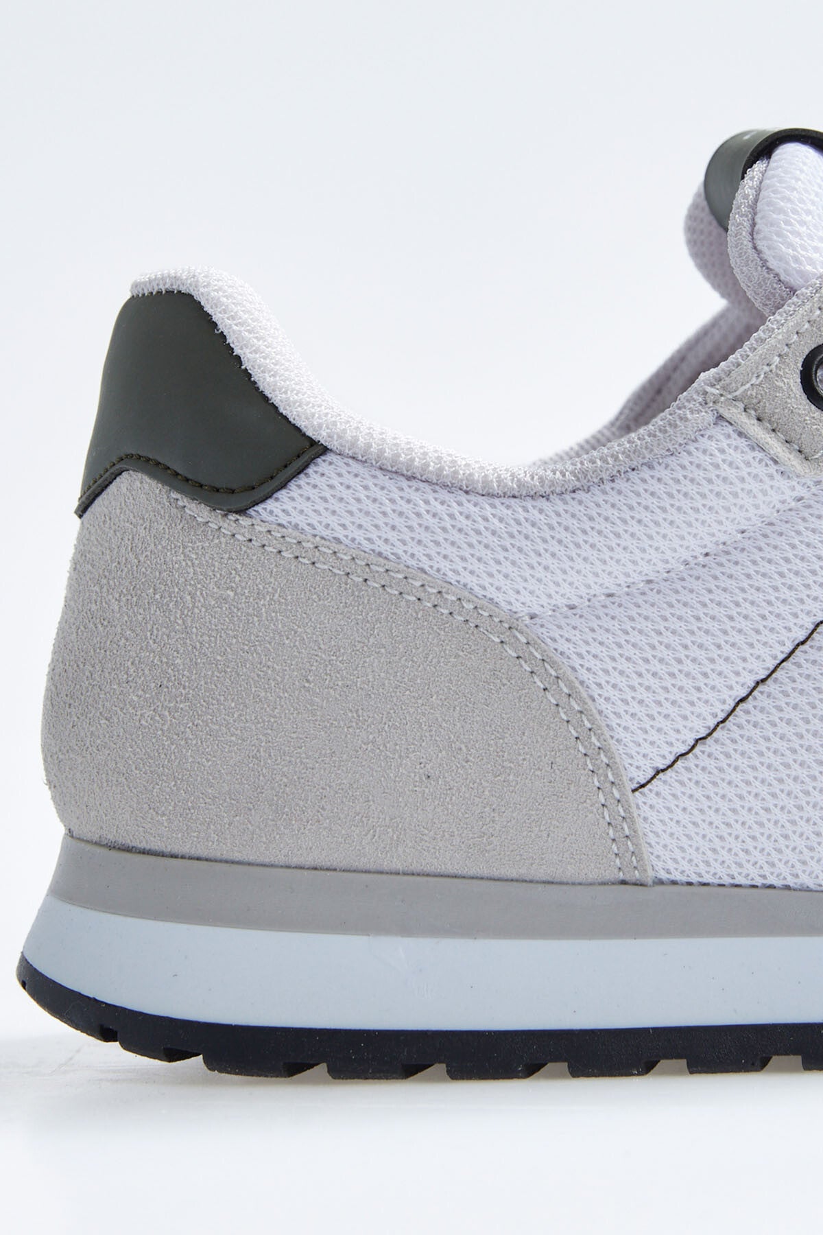 bağcikli file detayli süet erkek spor ayakkabi - 89116 - Justyol