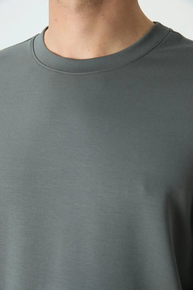 Sweatshirt pour homme à col rond, coupe décontractée - 88053