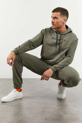 <tc>Ensemble de survêtement homme oversize en vert d'eau avec capuche, poche kangourou et bas élastiques - 85117</tc>