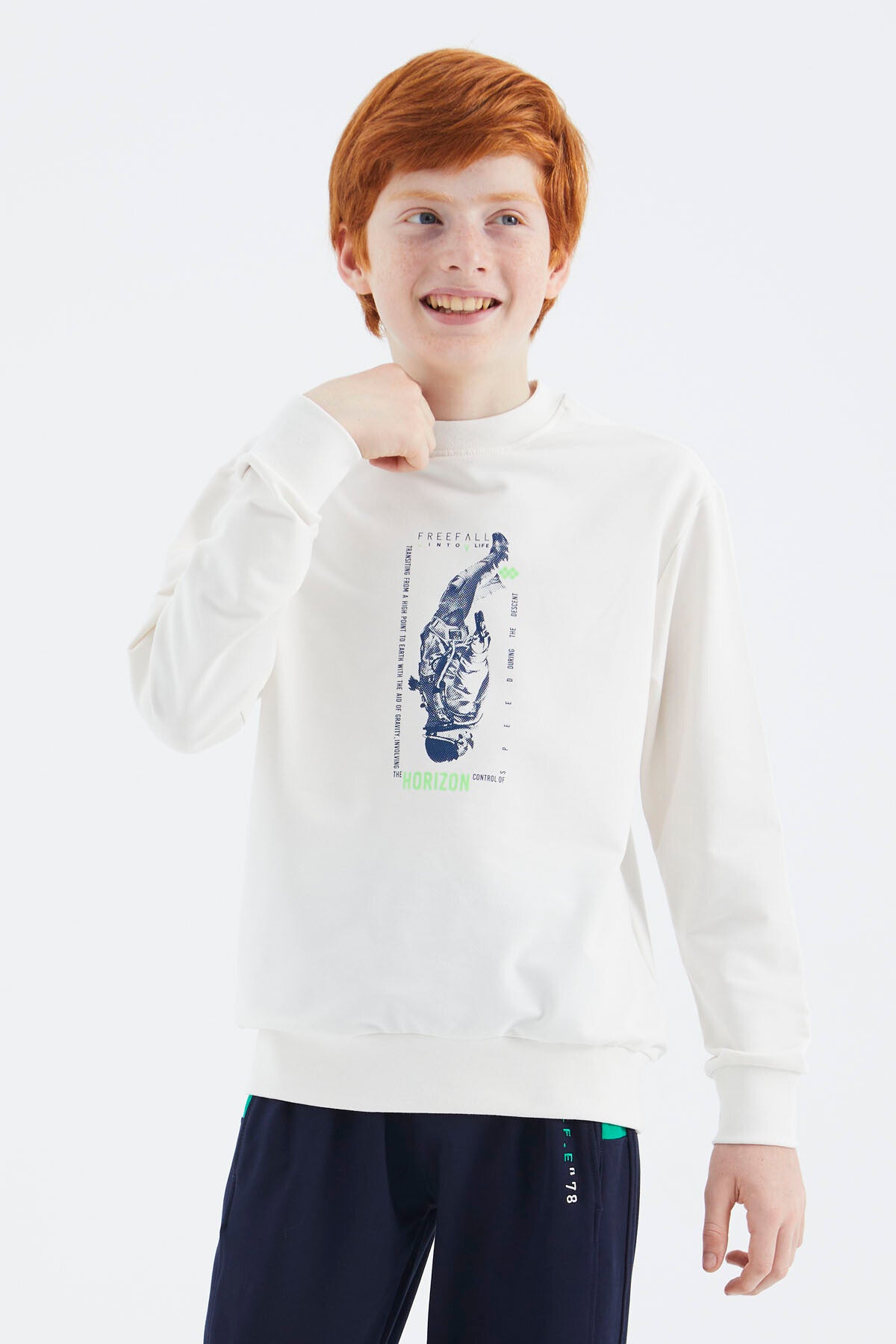 <tc>Sweatshirt garçon avec imprimé - 11174</tc>