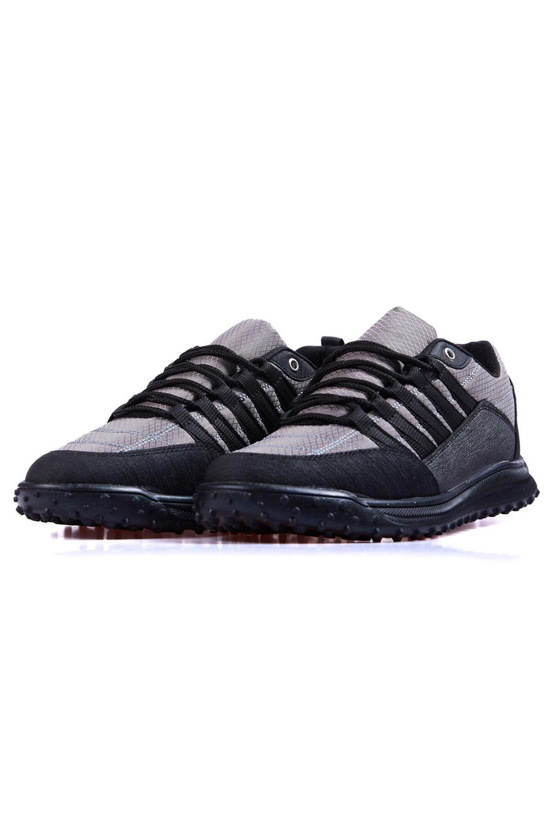 Baskets Sportives à Lacets pour Homme - Détails en Cuir Synthétique et Filet