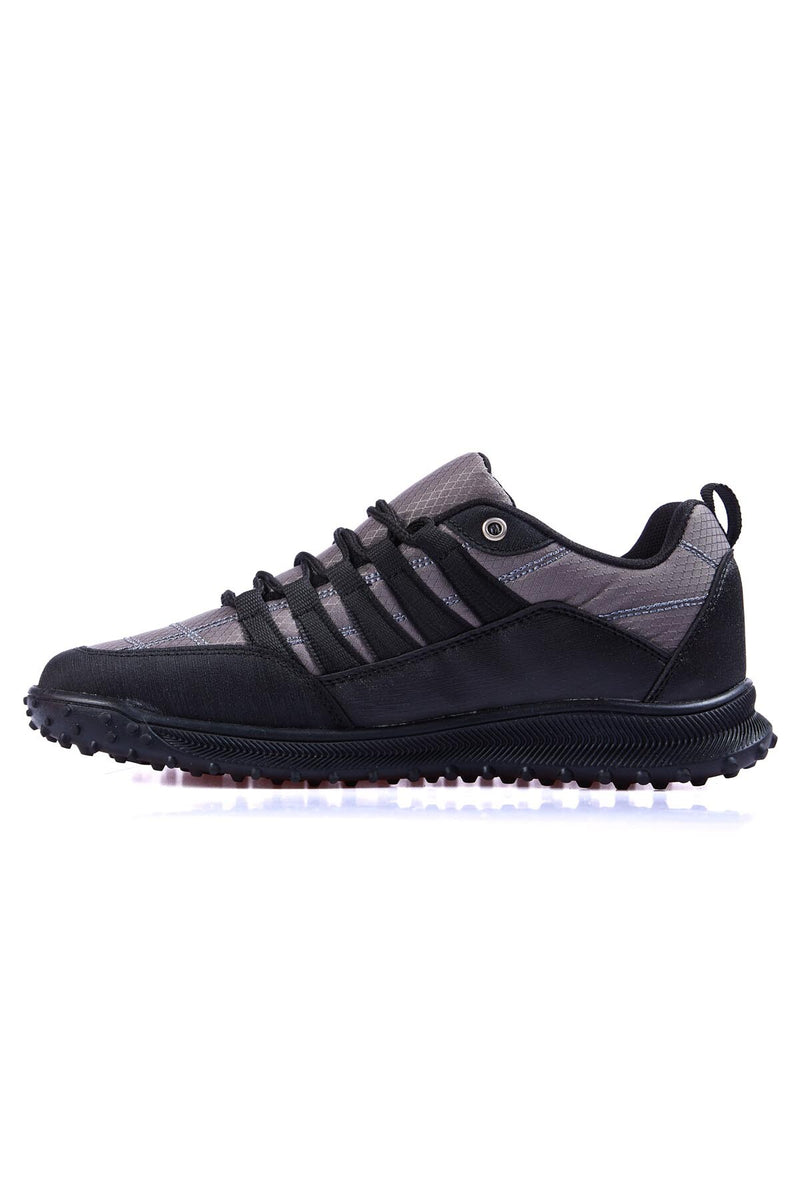 Baskets Sportives à Lacets pour Homme - Détails en Cuir Synthétique et Filet
