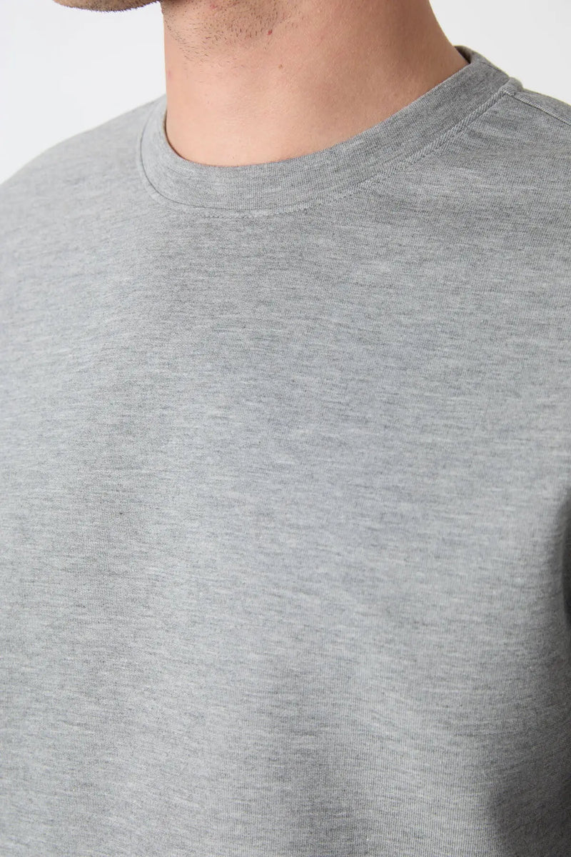 Sweatshirt pour homme à col rond, coupe décontractée - 88053