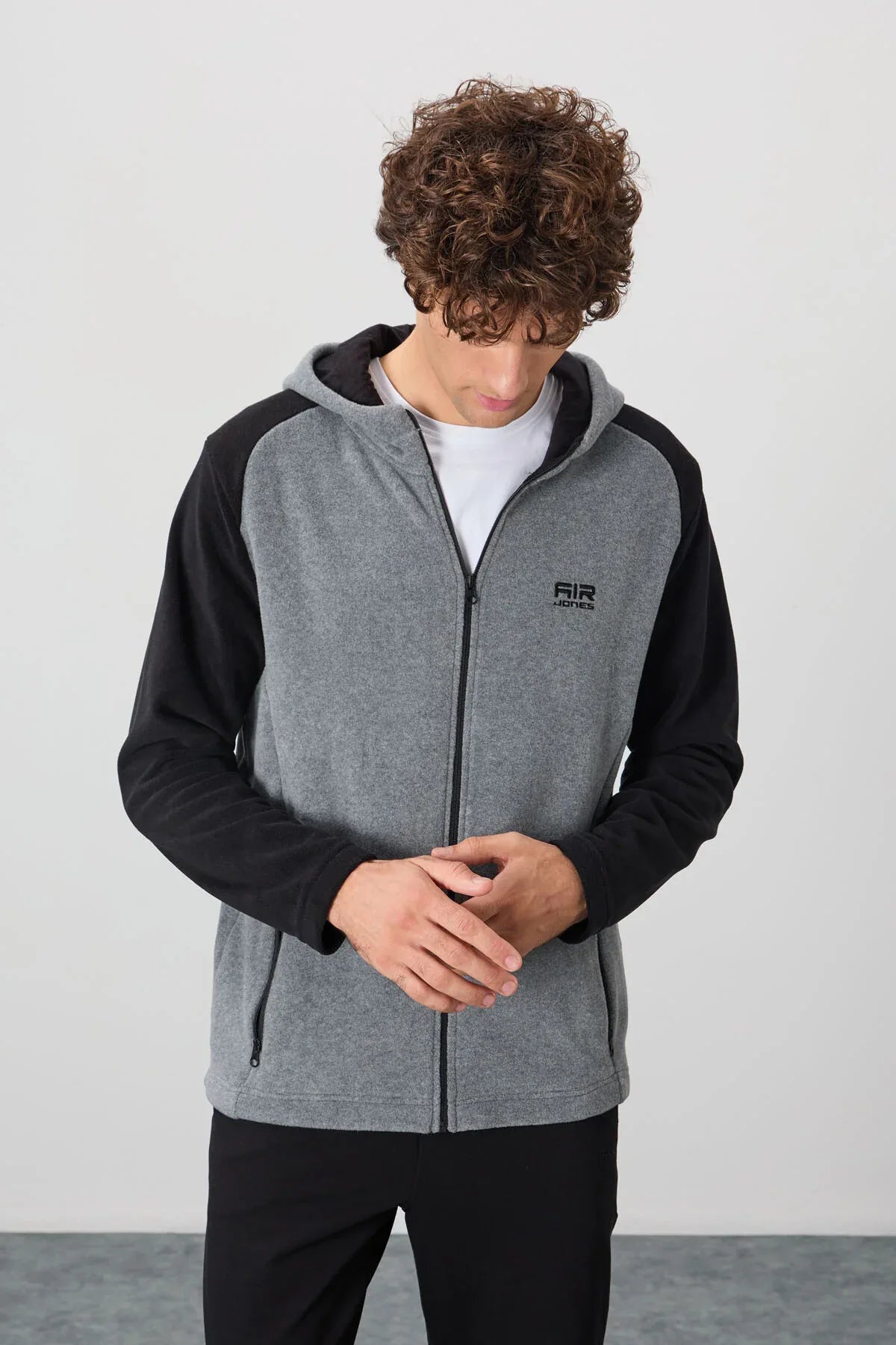 Sweat polaire homme coupe confortable zippé - 88313 - Justyol