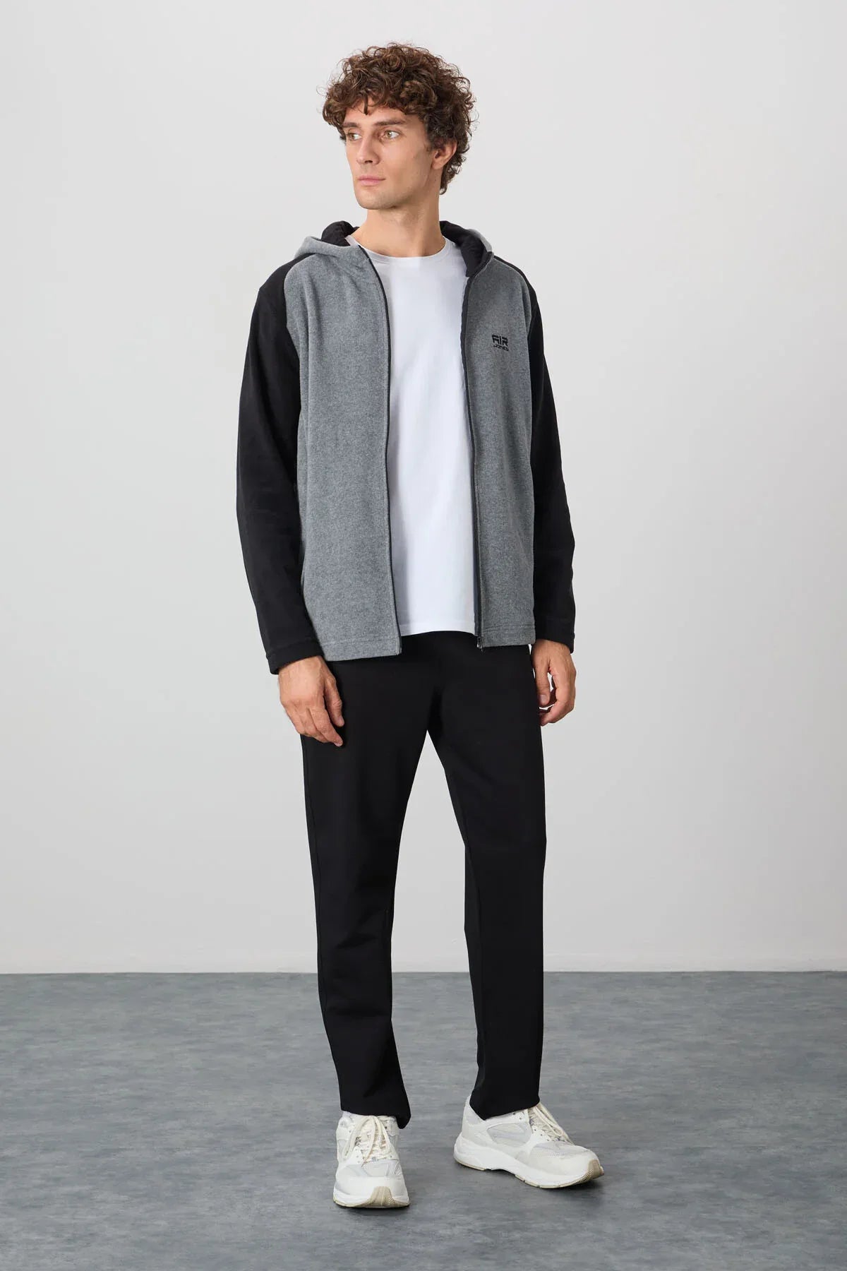 Sweat polaire homme coupe confortable zippé - 88313 - Justyol