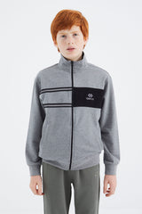 <tc>Sweatshirt pour garçon à col montant - 11183</tc>